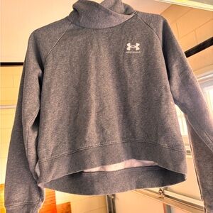 Under Armour Cropped Women's Grey Sweatshirt SM